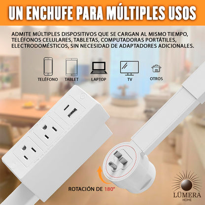 Tomacorriente Giratorio 360° Extensible 😮